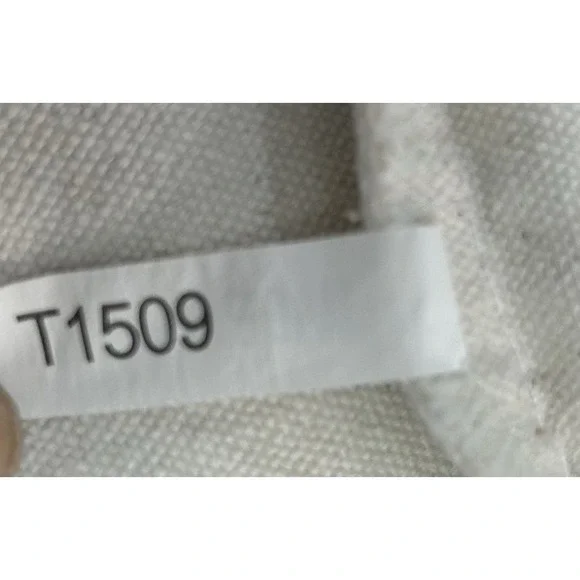 Trader Joe's Reusable Canvas Eco Tote Bag Heavy Duty Bag Blue White - Picture 9 of 11